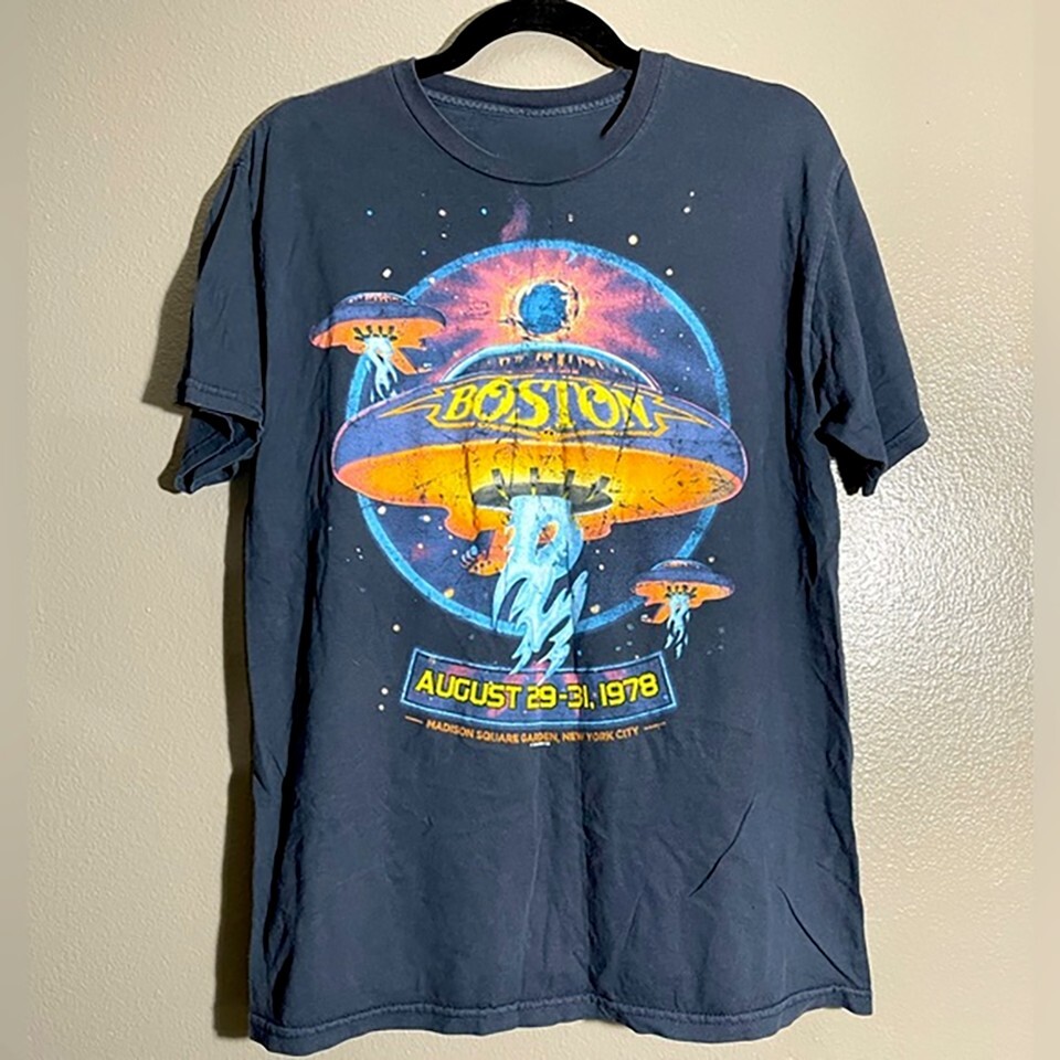Rare 1978 Boston Band Tour Gift For Fan Cotton Tee S to 5XL T-shirt GC1448