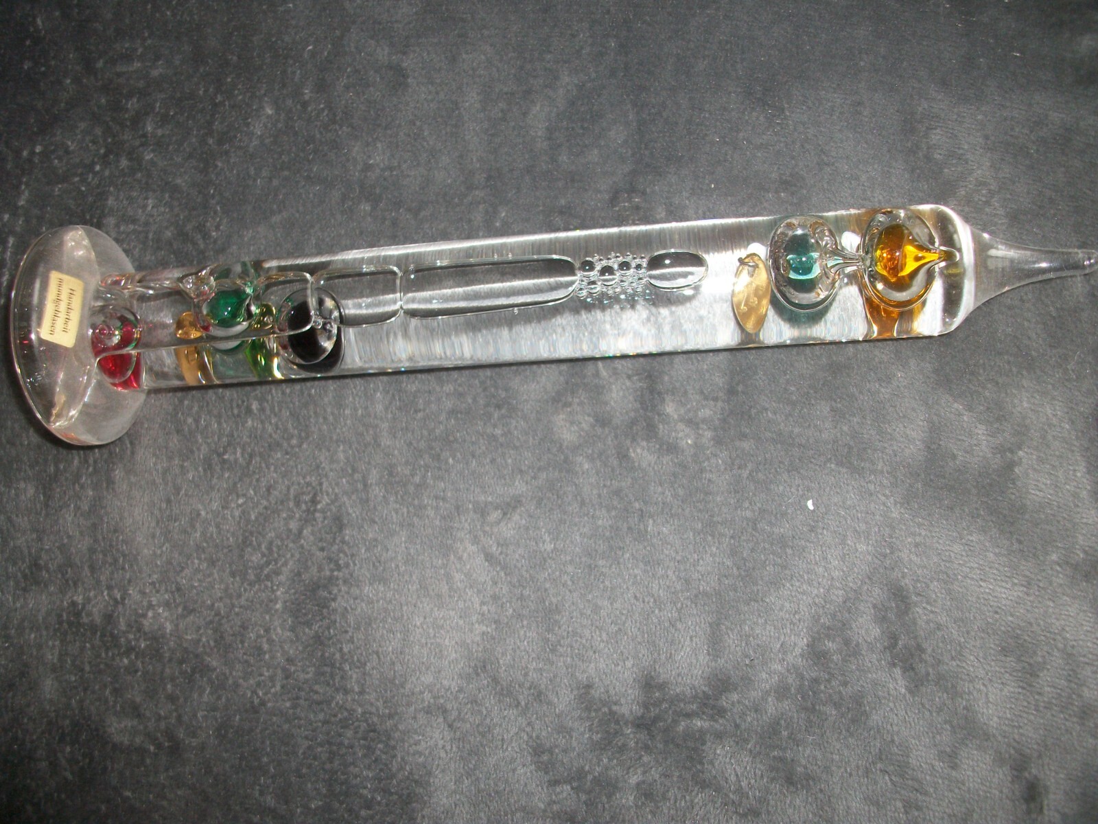 Galileo Glasthermometer, handarbeit, Mundgeblasen eBay