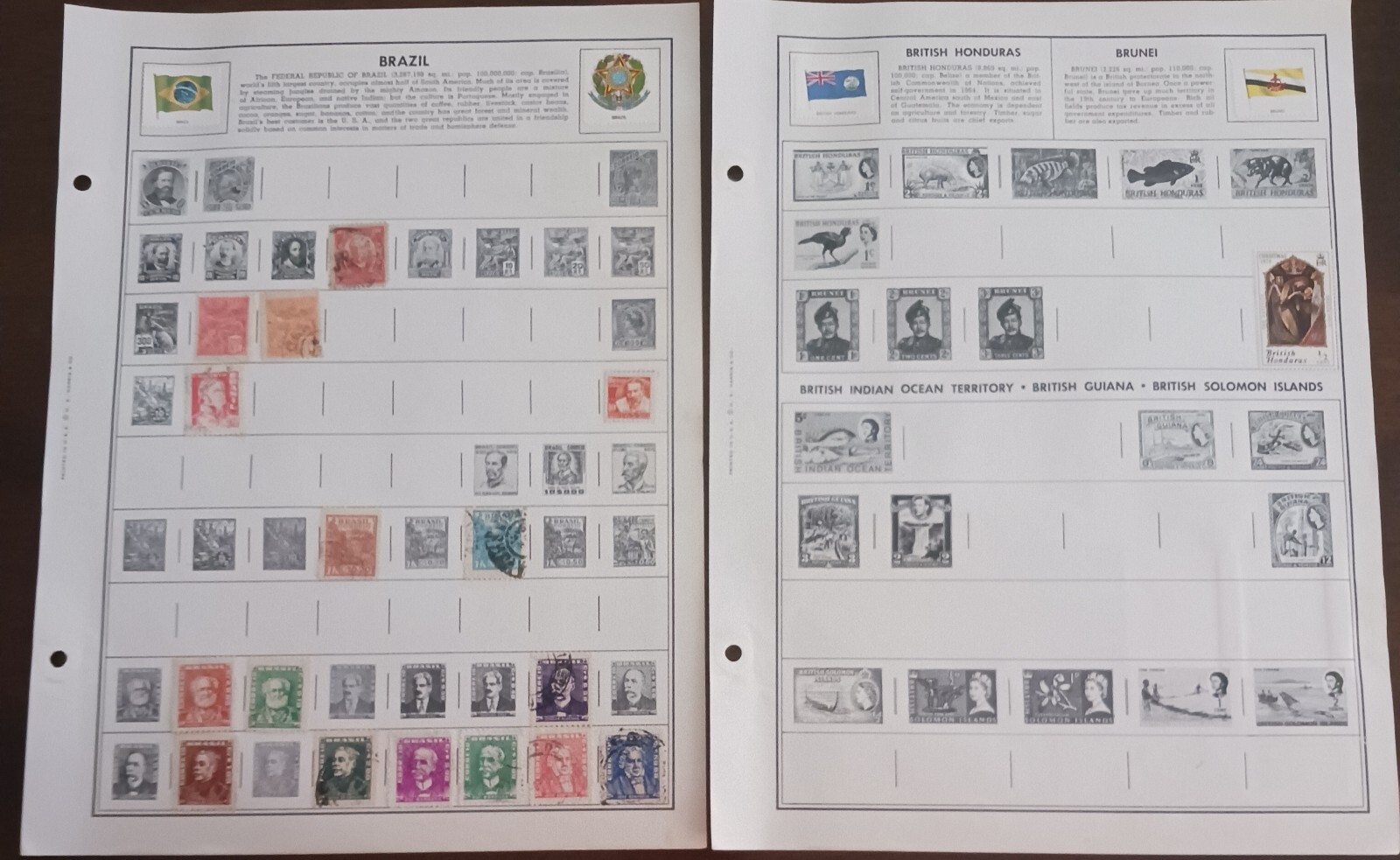 WORLDWIDE - LOT OF STAMPS ON ALBUM PAGES - MH & USED - #1062 | eBay