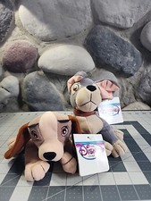 Disney Store - Lady and the Tramp - mini bean bag plush
