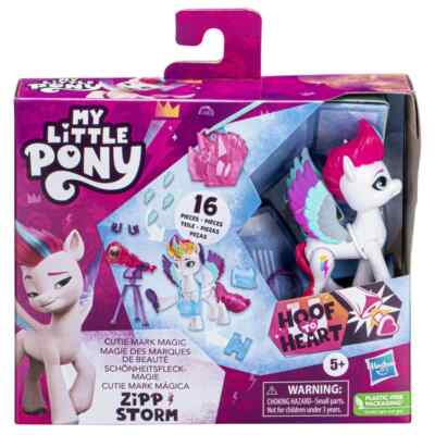 My Little Pony Cutie Mark Magic Zipp Storm Hoof to Heart Pony	New in damaged box