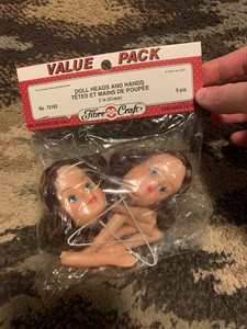 2 inch doll heads