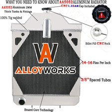 A3934 Radiator For Case Ih 580ck 480b 580bck 530ck 430ck 480ck 580b  A35604