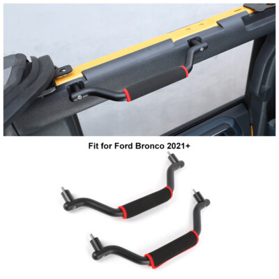 Hoolcar 4 X Roll Bar Grab Handles Paracord Grip Handles Compatible With 1955-2023 Jeep Wrangler YJ TJ JK JKU JL JLU & Gladiator JT, Black & Green - View #5