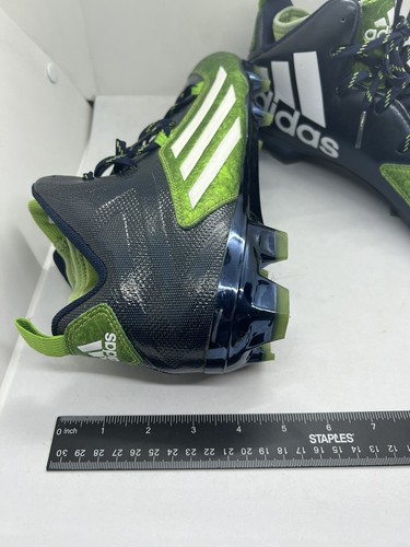Adidas Quickframe Mens Football Cleat Shoes Sz US 12.5 Green 2015 Q16650 - Picture 9 of 19