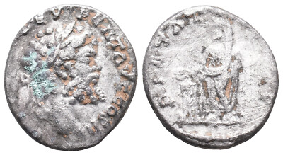 Roman Silver Denarius - Emesa 193-211 AD - Septimius Severus - Severus