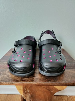 Post Malone Crocs - Black/Pink Size 13 