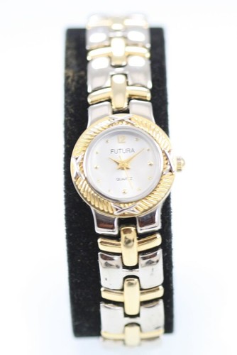 Montre Femme Acier Inoxydable Or - Cadran Champagne - étanche 30 M - Mouvement Quartz - Occasion