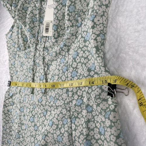 Levi’s Kleid geblümt grün, blau & weiß Flügelärmel Größe S - Bild 7 von 12