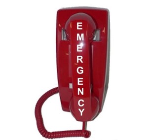 Emergency Hotline 911 Auto-Dial Wall Phone -Tested & Good Working Condition!