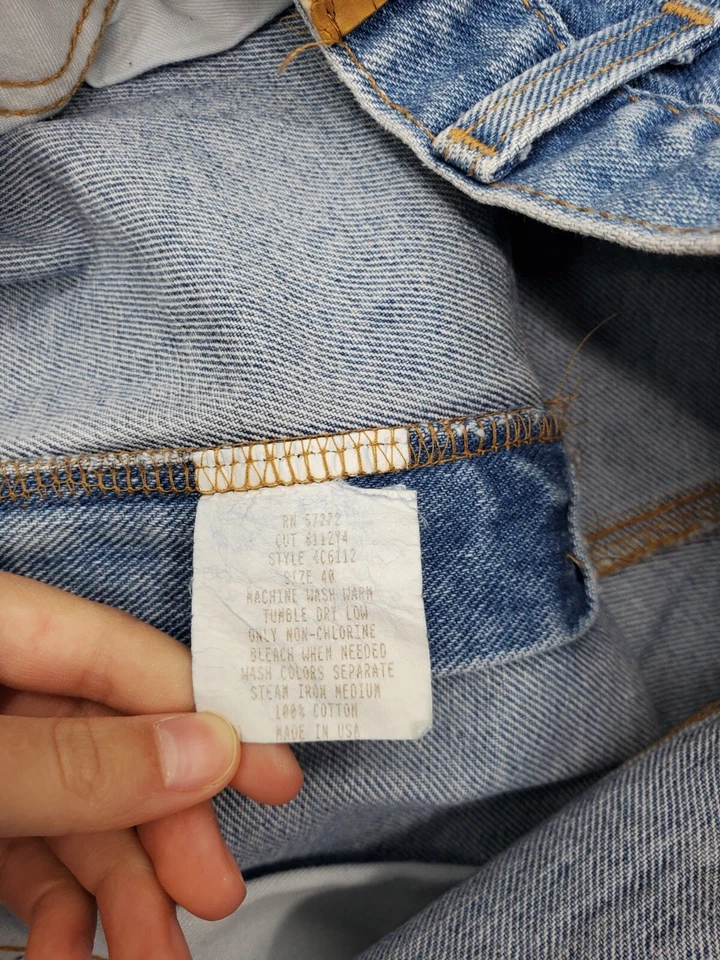 Pantalones Cortos Vaqueros 40 De Colección Perry Ellis Para Hombres Hechos en EE. UU. Estilo Chino Corte Foto 3 de 4