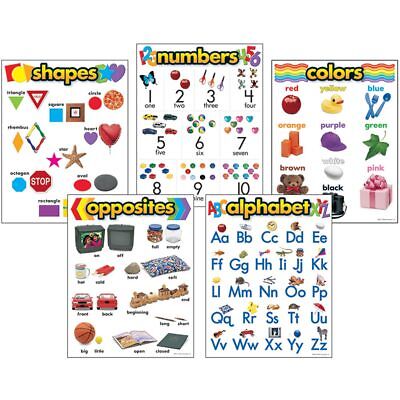 Learning Charts For Kindergarten