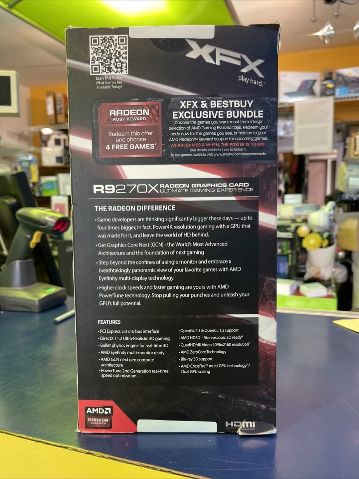 XFX AMD Radeon R9 270X (R9-270X-CDFR) 2GB GDDR5 PCI Express 3.0 x16 TrustedSelle - Image 3 of 4