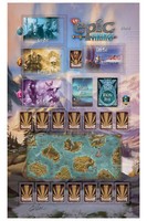 Gamelyn Games Tiny Epic Wikinger Spielmatte Lila Offiziell Lizenziert TEVA01