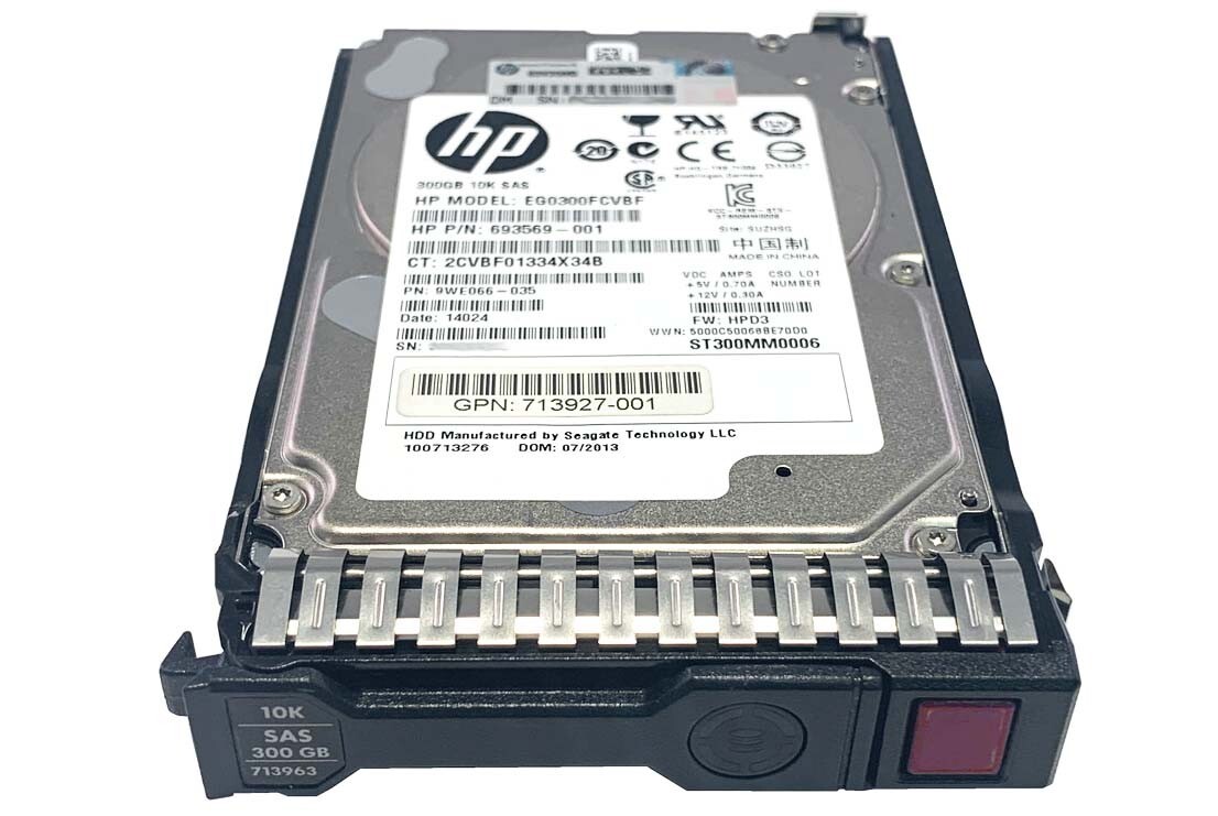 HP 696739-001 300GB 10K SFF 12G Smart G8 G9 G10 Hard Drive