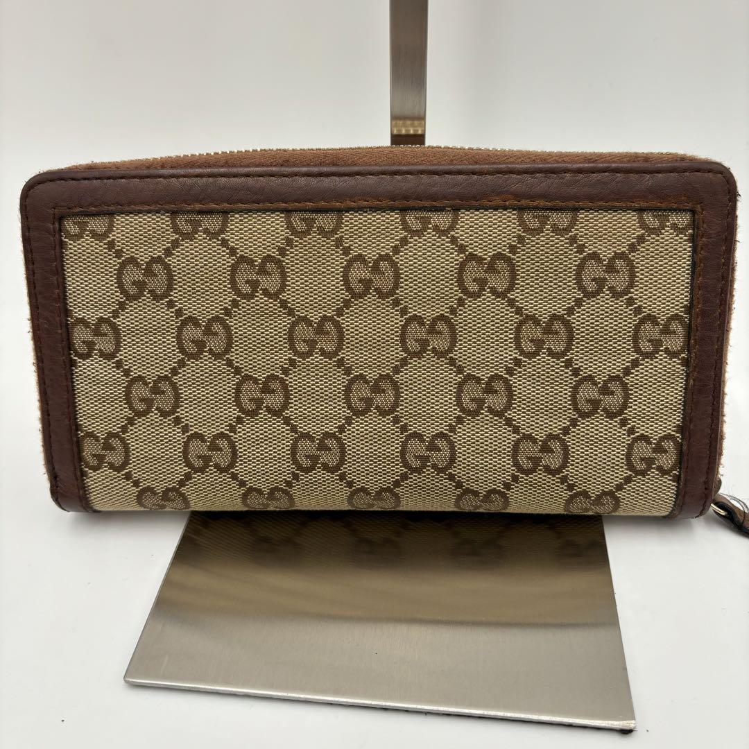 小物 GUCCI Bamboo Leather Long Wallet brown GUCCI Long Wallet GG Canvas Bamboo Tassel Brown Women's From