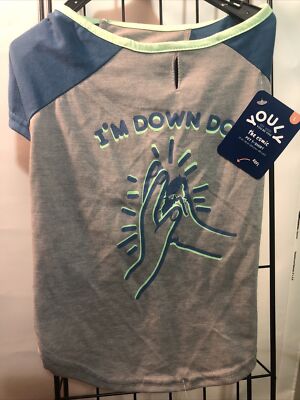 I m A Down Dog - Dog T-shirt (L 17-19in)