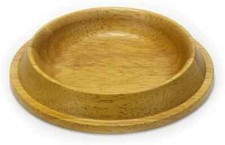 Solid Hardwood Bowling Ball Cup Display Stand Spare Ball Holder