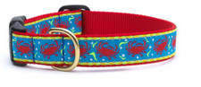 Up Country Dog Puppy Crabby Design Collar Made In USA Size XS NWOT