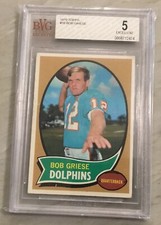 1970 Topps Bob Griese #10 BVG 5