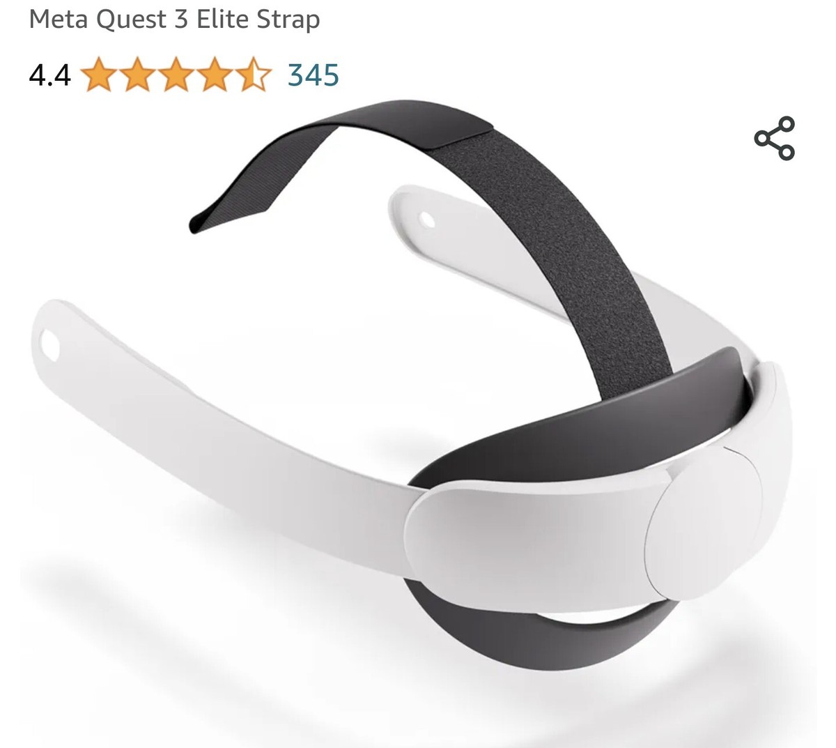  Quest 3 純正Eliteストラップ付 128GB VR Meta Quest 3 128GB VR Headset - White - Including Quest 3