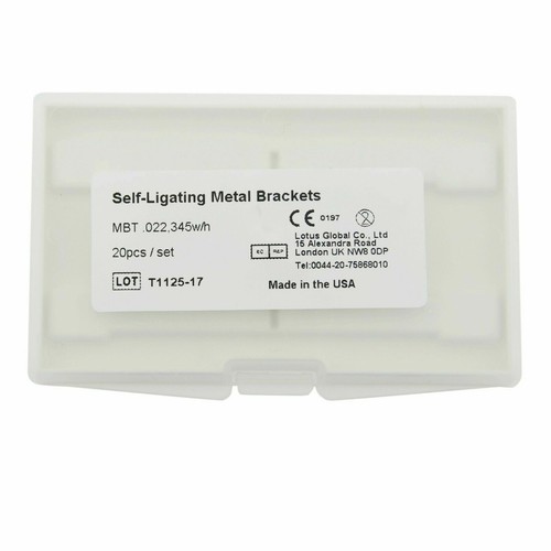 Dental Orthodontic Self Ligating Brackets Metal Braces Arch Wire MBT 022 345hook - Picture 19 of 39