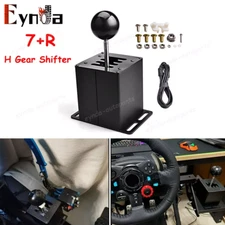 USB PC H Gear Shifter 7+R Sim Racing Game For Logitech G29 G27 G25 Thrustmaster