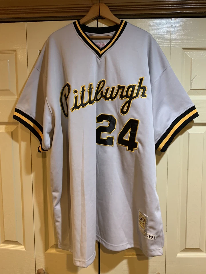 Barry Bonds Pittsburgh Pirates Jersey Mitchell & Ness 1990 - Image 3 of 4