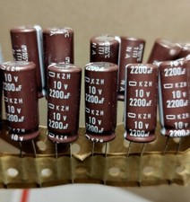 10pcs NCC 2200uf 10v Radial Electrolytic Capacitors 10v2200uF Low ESR JAPAN