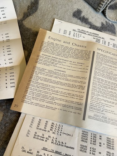 SIXTY-TWO CADILLAC CAR SALES BROCHURE Los Angeles Dealer Sheets Cards 1962 - Picture 11 of 14