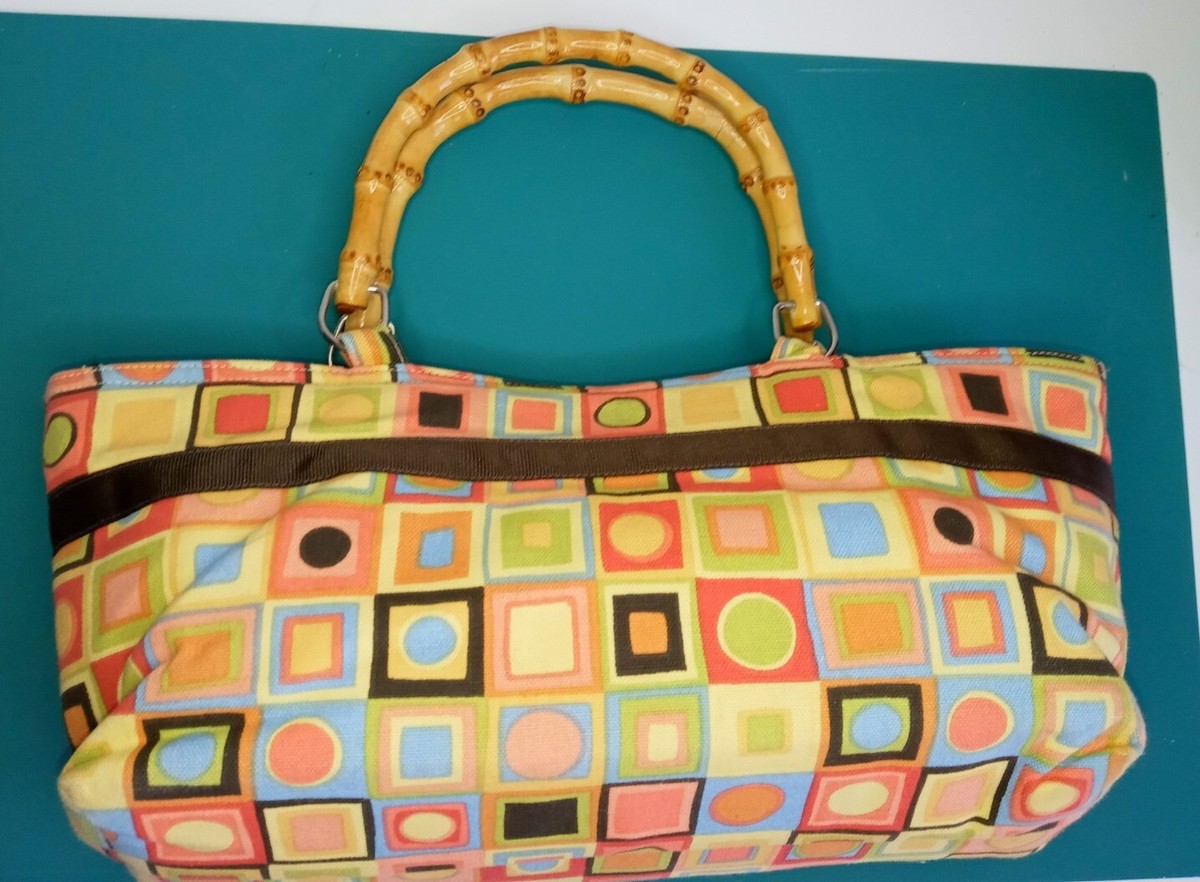Anna William Newburyport Quilted Backpack Floral & Striped Cool Walking home on Organos street in San Miguel | San Miguel de  main image 3