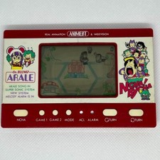 Bandai POPY LCD Game Watch Dr. Slump Arale Hoyoyo Bomber Ncha Bycha White Red