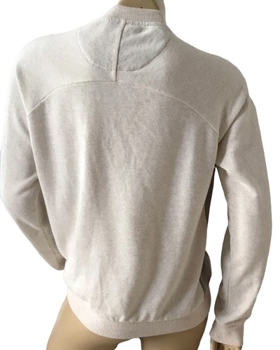 ROXY Womens Size Medium Gray Beige Cotton Blend Long Sleeve Full Zip Jacket - Picture 3 of 6