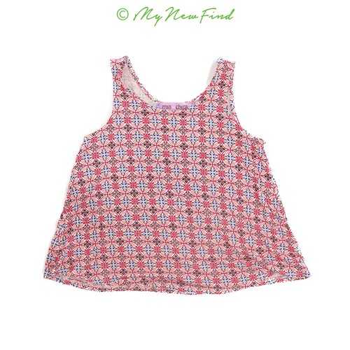 Mia Chica Nordstrom Girls Tank Top Size M Medallion Print NEW B73