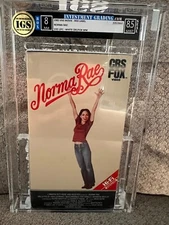 NORMA RAE VHS 1985 IGS Graded Box 8.5 MINT/Seal 8 NM w/CBS Watermarks