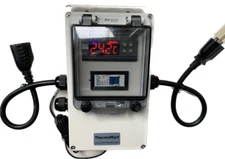 Plug & Play Waterproof Temperature Controller Thermostat 20Amp/120VAC Heat/Cool