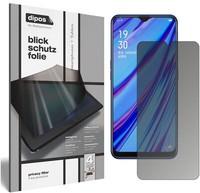 Oppo A9 Blickschutzfolie Matt Schutzfolie Folie Display Schutz Dipos