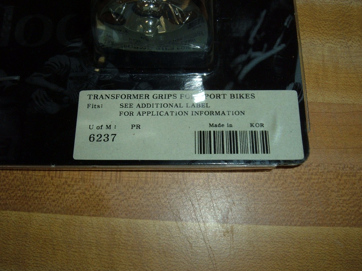NEW Kuryakyn Transformer Chrome Grips Sport Bikes 7/8