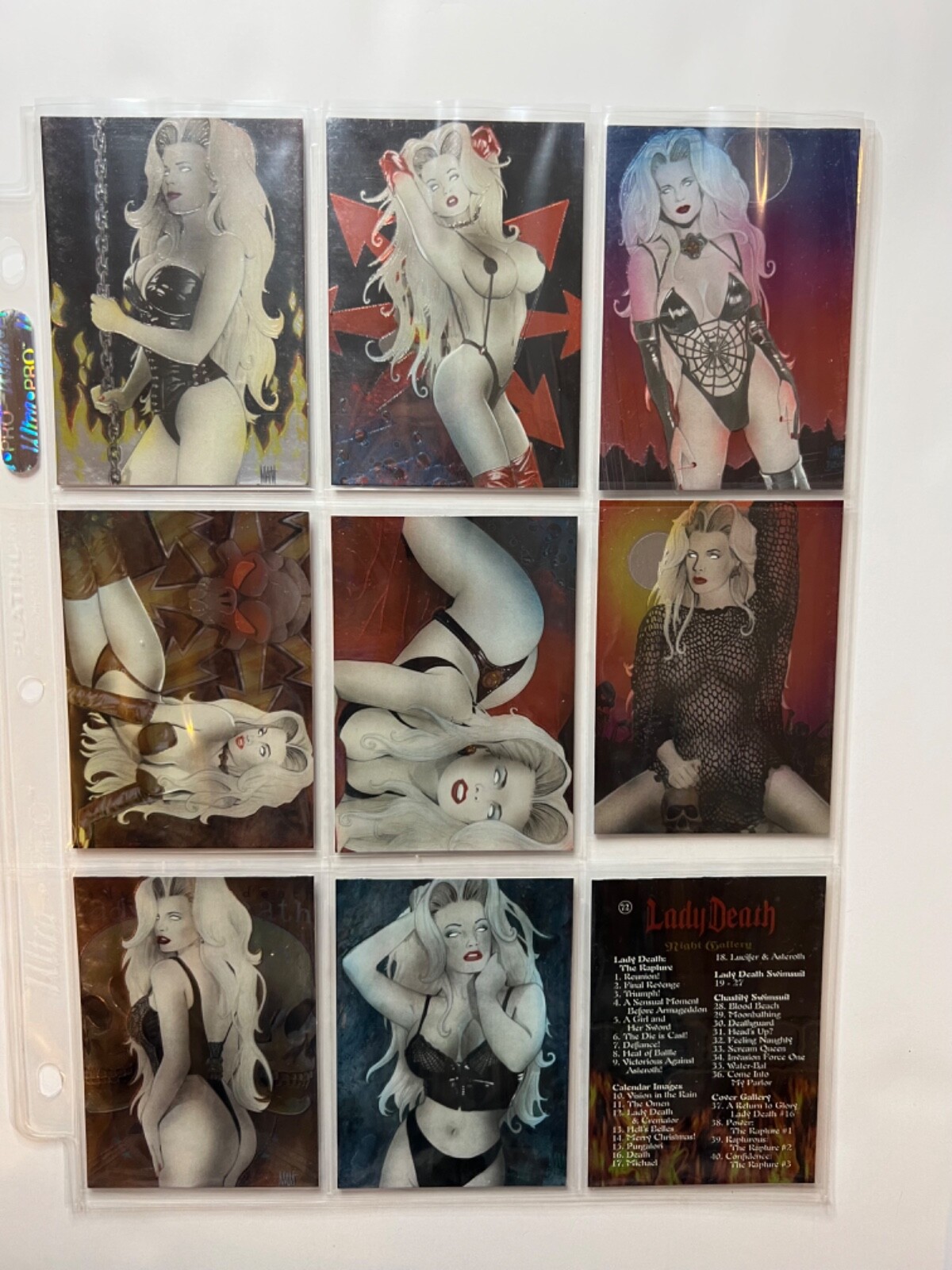 Lady Death Chaos Comics Night Gallery 1999 Metal Tex Trading cards- YOU PICK - Picture 8 of 134