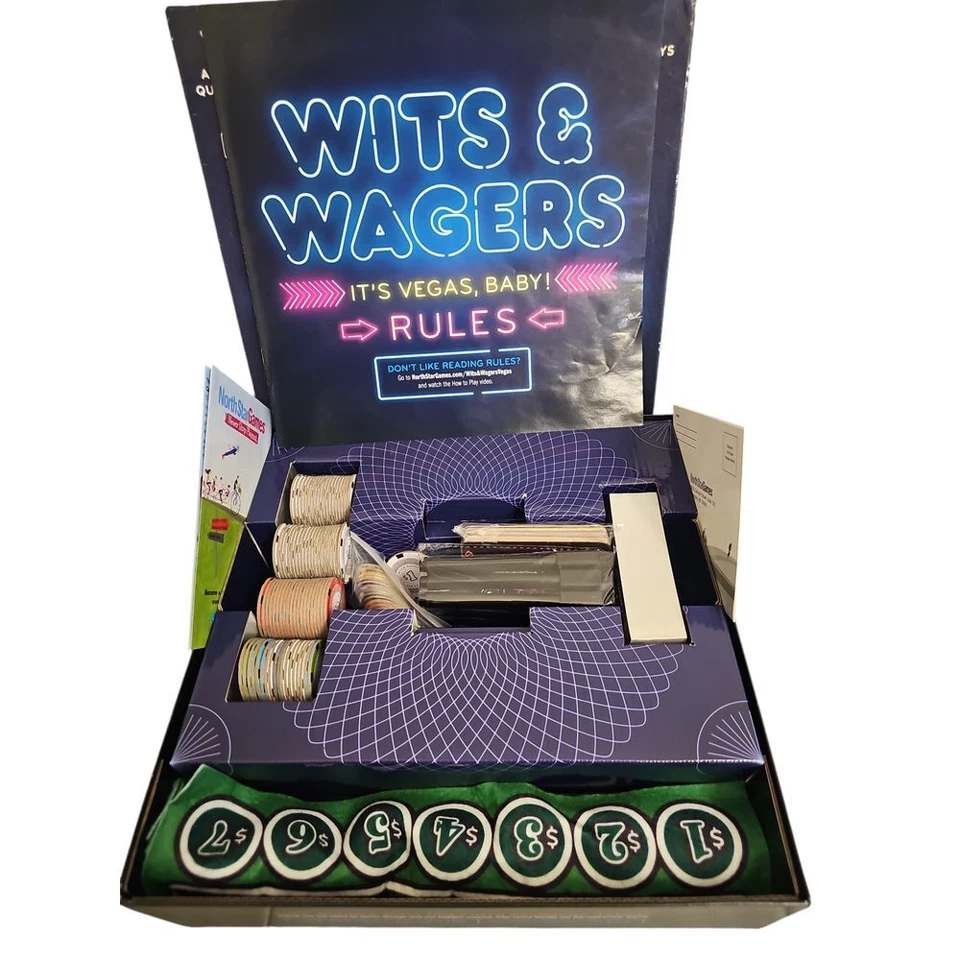 Wits & Wagers Vegas-Themed Party Game - Award-Winning Trivia Board Game - Image 2 of 4