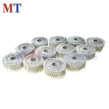 3600Pack Siding Nails 2” x 0.092” 15 Degree Collated Wire Coil Full Round Head