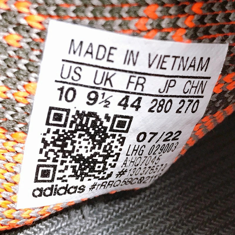 28.0cm ADIDAS YEEZY BOOST Easy Ghost 350 V2 Carbon Beluga HQ7045 thumbnail 8