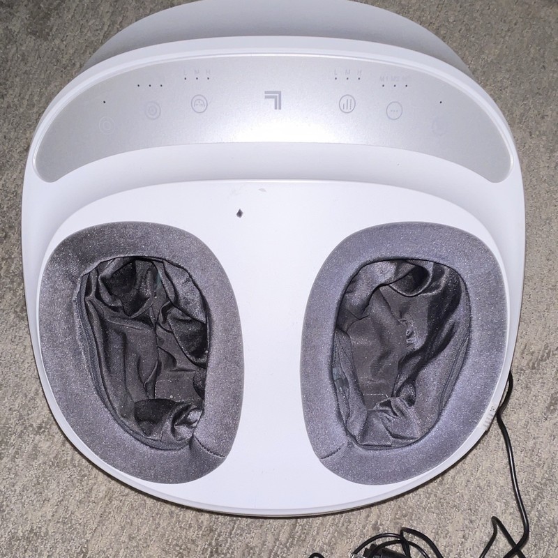 Sharper Image Air Compression Foot Massager, Corded, Removable Cover, 1013247