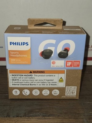 PHILIPS Wireless Earbuds True Wireless Headphones with Noise Canceling Pro Black
