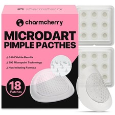 Pimple Patches for Face 18 Count , Microdart Acne Patches, Hydrocolloid...