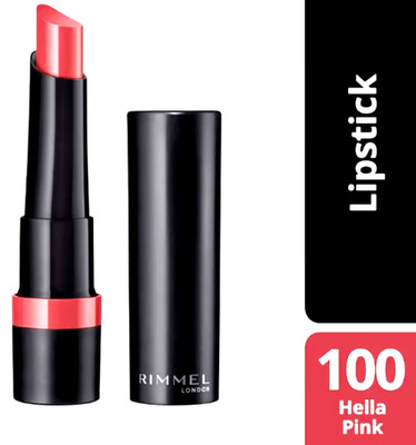 Rimmel London Lipstick Lasting Finish Extreme Lipstick #100 HELLA PINK 0.08 oz