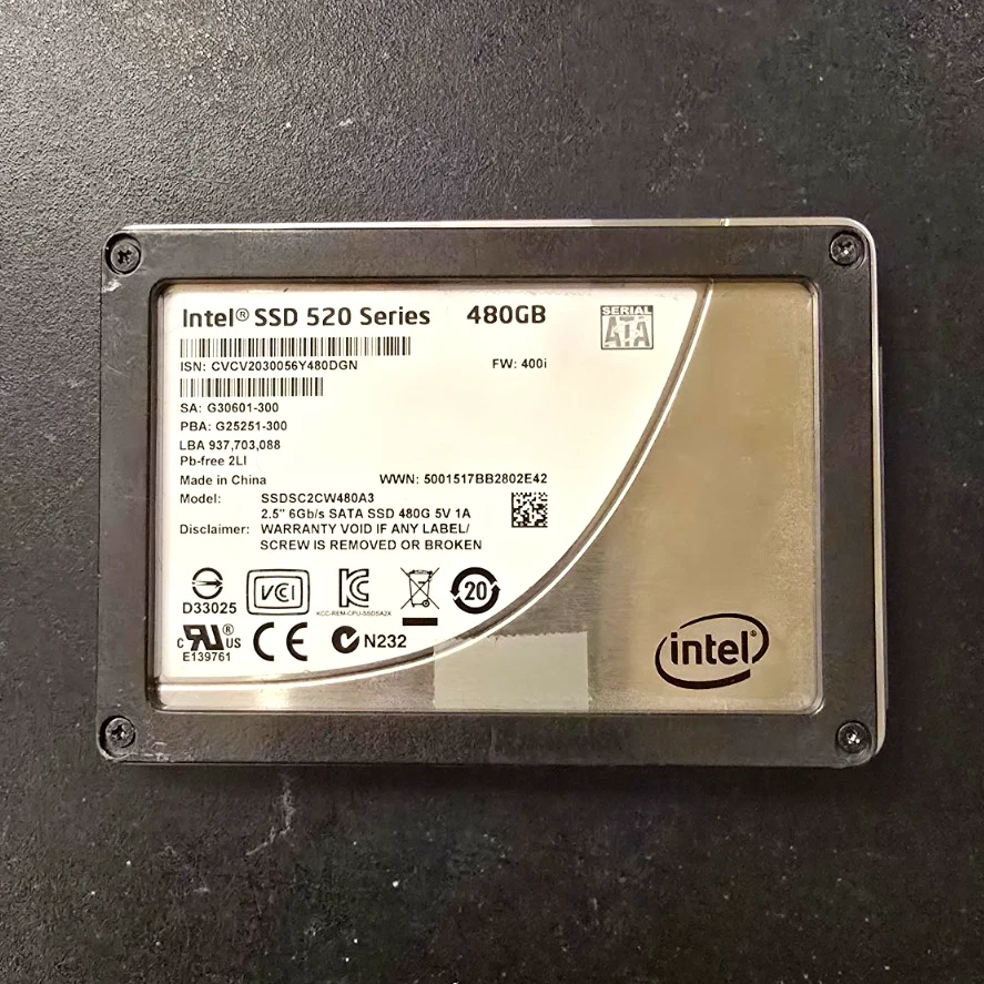 Intel Solid State Drives 480 GB Storage Capacity for sale | eBay