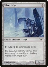 1 x Silver Myr - Mirrodin - LP - MTG - EOF