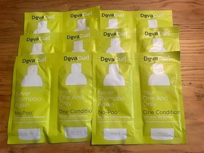 DevaCurl NO-POO ONE CONDITION Original zero lather shampoo conditioner 6 samples