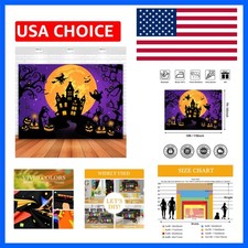 Halloween Photo Backdrop Purple Halloween Backgrounds for Parties, 10x7 ft ...